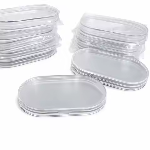 Portable Acrylic Protective Shell Sleeve Hard Case Transparent Tag Protector Case Card Film Cover fo