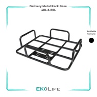 Delivery Metal Rack Base 48L & 80L For Thermal Bag Backpack Ebike, Bicycle & Motorbike