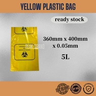 Peak Grand Secure-Bag Yellow Biohazard Clinical Waste Bin Liners 5L/30L/100L Multipack