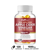 ACV Apple Cider Vinegar Capsules - Natural Support for Detoxification Cleansing Digestion & Gut Heal