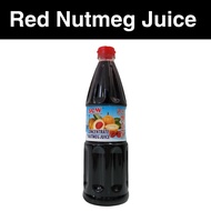 Concentrated Red Nutmeg Juice Penang SCW 1 Litre 槟城特产浓缩冰糖红豆蔻 Sirap Buah Pala