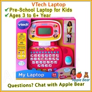 VTech 🎀💻 Pre-School My Laptop Pink Purple Computer (Age 3+ Year) Alphabet Learning / AppleBear