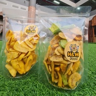 Combo Bag of Dried Jackfruit 200 Grams and Bag of Dried Vegetables 300 Grams