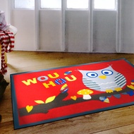 [特價]WELCOME吸水防滑門墊 貓頭鷹 58x88cm