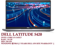 Dell Latitude 5420 Core i5-1145G7 - 16GB Ram - 256GB SSD 14" Full HD 1920 x 1080 Win 11 Pro  Under Dell Warranty 2 Years Refurbished