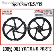 ▨5XK 125Z Y125 Y125Z Y125ZR / Y15 Y15ZR LC LC135 SPORT RIM 6 Batang Black Silver Blue 1.60/1.85x17 1