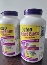 Webber Naturals Osteo Joint Ease 維柏健 葡萄糖胺維骨力+ 軟骨素 +MSM 加拿大製造 一瓶180粒