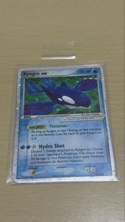 Pokemon vintage kyogre ex 蓋歐卡舊卡