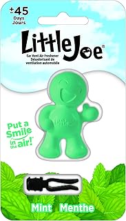 Little Joe 96406 Fresh Mint Scent Car Air Freshener Clips to A/C Air Vent Uses Alcohol-Free Fragranc