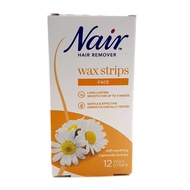 NAIR Hair Remover Wax Strips for Face 12's