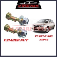 Toyota Camber Chamber Nut Vios NCP42 Camber Nut Front Alignment Camber Bolt Chamber Nut Skru Depan