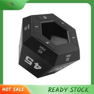 [luxiang.] 1 PCS Pomodoro Timer Productivity Timer Black Plastic 3, 5, 15, 30, 45, 60 Minute Preset 