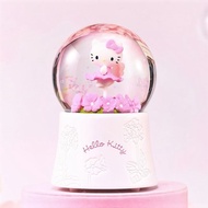 JARLL讚爾藝術Hello Kitty花仙子 水晶球音樂盒 禮物