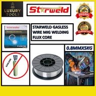 (100%)ORIGINAL STARWELD 0.8MM X 5KG FLUX CORE GASLESS MIG WIRE E71T-GS