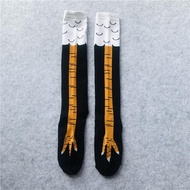 Spoof Socks Popular Men Women Funny Chicken Claw Socks Funny Over Knee Socks Stockings Chicken Foot 