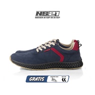 Men's Casual Sports Shoes Black Navy NS Twenty One