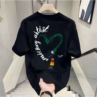 COD [Men 100% Cotton Pattern Mouse T-Shirt] Comfortable Loose Round Neck Casual T-Shirt |   COD Kore