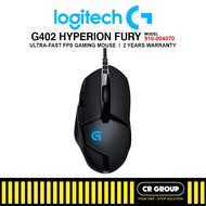 Logitech G402 Hyperion Fury Ultra-Fast FPS Gaming Mouse (2Yrs Warranty)