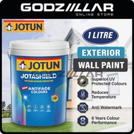 1L Jotun Jotashield Antifade Colour (Matt) | Exterior Wall Paint | Cat Luar Dinding Rumah (Tidak Kilat)