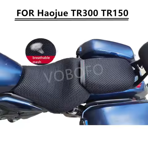 Suitable for Haojue TR300 TR150 Motorcycle TR300plus Seat Cushion Cover Breathable Heat Insulation C