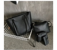 Glamz 4 In 1 Set Hnadbag Tote Sling Bag Tangan Bags