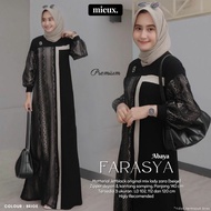arasya abaya hitam jetblack mix lady zara/ dress tile l/ dress abaya j - ld 112