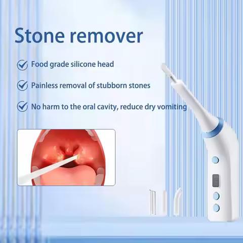 Electric Tonsil Stone Remover Tonsil Stone Removal Kit Vacuum With Irrigation Instant Suction Tonsil