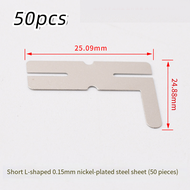 50PCS Konektor Plat Nikel Plated Nickel Baterai 18650 Mudah Digunakan Plat Nikel Nickel Tab For 1865