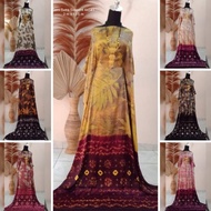 READY STOCK KAIN JUMPUTAN KHAS PALEMBANG SUTRA ECOPRINT 3 METERAN BAHAN DASAR BATIK JEMPUTAN ECO PRI
