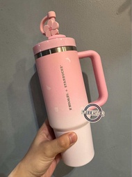 [100% ORIGINAL] Starbucks Stanley (Starbucks 30oz Cherry Blossom Stainless Steel Cold Cup) Starbucks