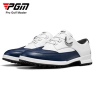PGM Golf Shoes for Men Waterproof Sale Anti-Side Slip Spikes Mens Golf Shoes Sneaker Sport Casual Shoes Breathable XZ257