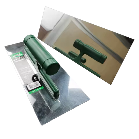 Professional Grade Bricklaying Trowel with Plastic Handle Stainless Steel Cement Scraper Mud Board f