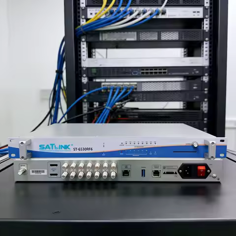 8-channel Tuner 2 HD encoder modulator Tuner to IP HD to RF DVB-S2 DVB-T T2 DVB-C ISDBT to IP ocam d