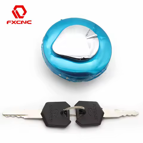 Motorcycle Fuel Gas Cap Cover Tank Lock with Keys For Honda VTX 1300 FURY VT1300 Shadow Spirit VT750