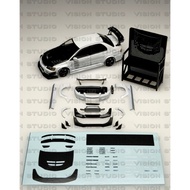 1/64 Model Mitsubishi Evo 9 MR Voltex Style Body Kit