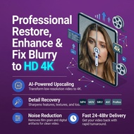 Restore Upscale Blurry Video to 4k service