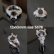 Hong Kong 926 silver women's ring with agate and gemstone for girls