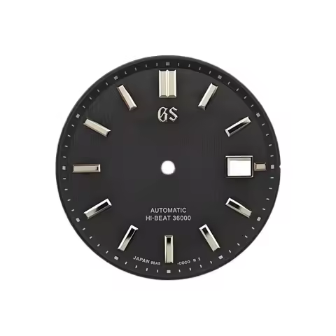 33.5mm GS dial NH35 dial vertical stripe surface non-luminous dial for Seiko mod