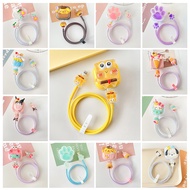 Cute SpongeBob Charger Protectors Charger Protective Case for iPhone 40W Adapter 17pro Max