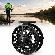 ZILUOLAN Fly Fishing Reel, Aluminum Alloy 5/6 WT Fly Reel, Durable 85mm Diameter 2+1BB Bearings Fish