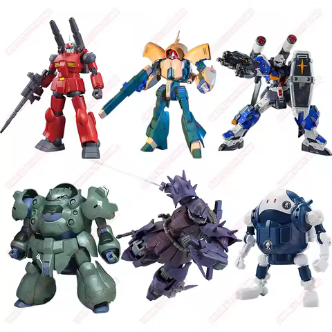GUNDAM Gunpla Animation Game Peripheral Toys HAROPLA Efreet Guncannon Assembly Movable Anime Action