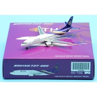 XX4989 Alloy Collectible Plane Gift JC Wings 1:400 Thai Airways "StarAlliance" Boeing B737-400 Dieca