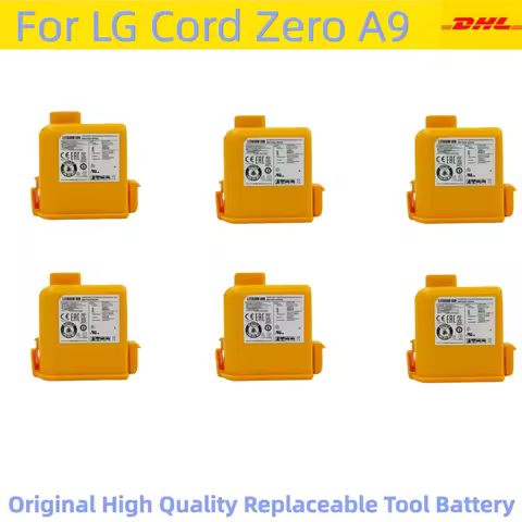 For LG CordZero A9 Battery 4.0Ah 5.0Ah 6.0Ah EAC63758601 Compatible A958/A958SK/A9+👍