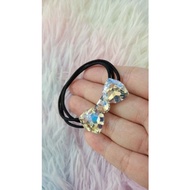 K9 Crystal Ribbon Hair Tie