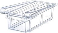 Isetou I-533 Refrigerator Tray, Slim, Clear, Made in Japan, Size: 4.1 x 8.1 x 2.9 inches (10.3 x 20.
