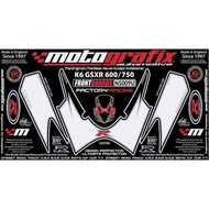 モトグラフィックス ボディパッド Front スズキ GSX-R600/750 タイプ NS009U MT-NS009U