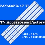 Panasonic TH-49D410K TH-49E410K TH-49LS1K  TH-49DS630K TH-49CS600K TH-49C410K LED TV BACKLIGHT BAR (