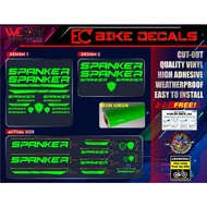 ♞,♘WECAST Spanker Bike Frame Decals Sticker for Mountain Bike and Road Bike