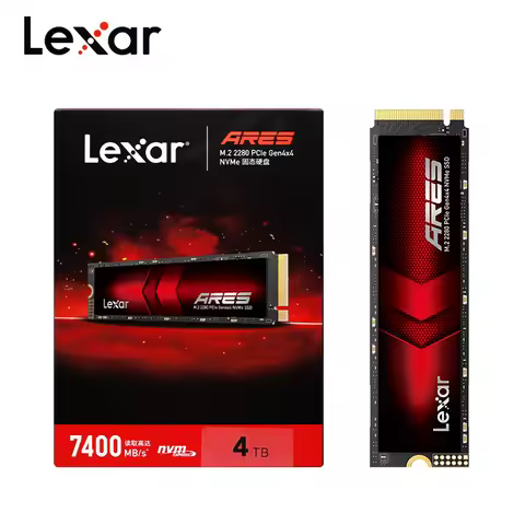 Original Lexar ARES PCIe Gen 4.0x4 PC Upgrade Internal Solid State Drive M.2 SSD 2TB Storage Disk NV