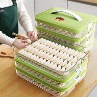 Dumpling box special frozen dumpling box refrigerator storage box household large-capacity quick-frozen chaos frozen cri